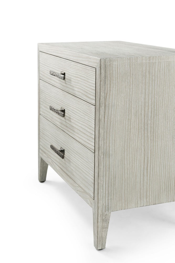 Breeze Three Drawer Bedside Table by Theodore Alexander