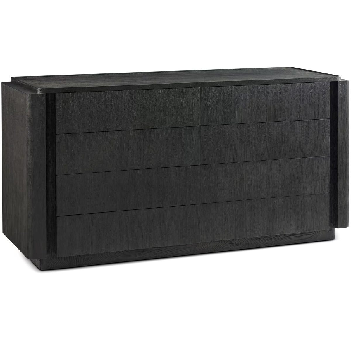 Repose 8 Drawer Chest of Drawers in Charcoal Oak by Theodore Alexander