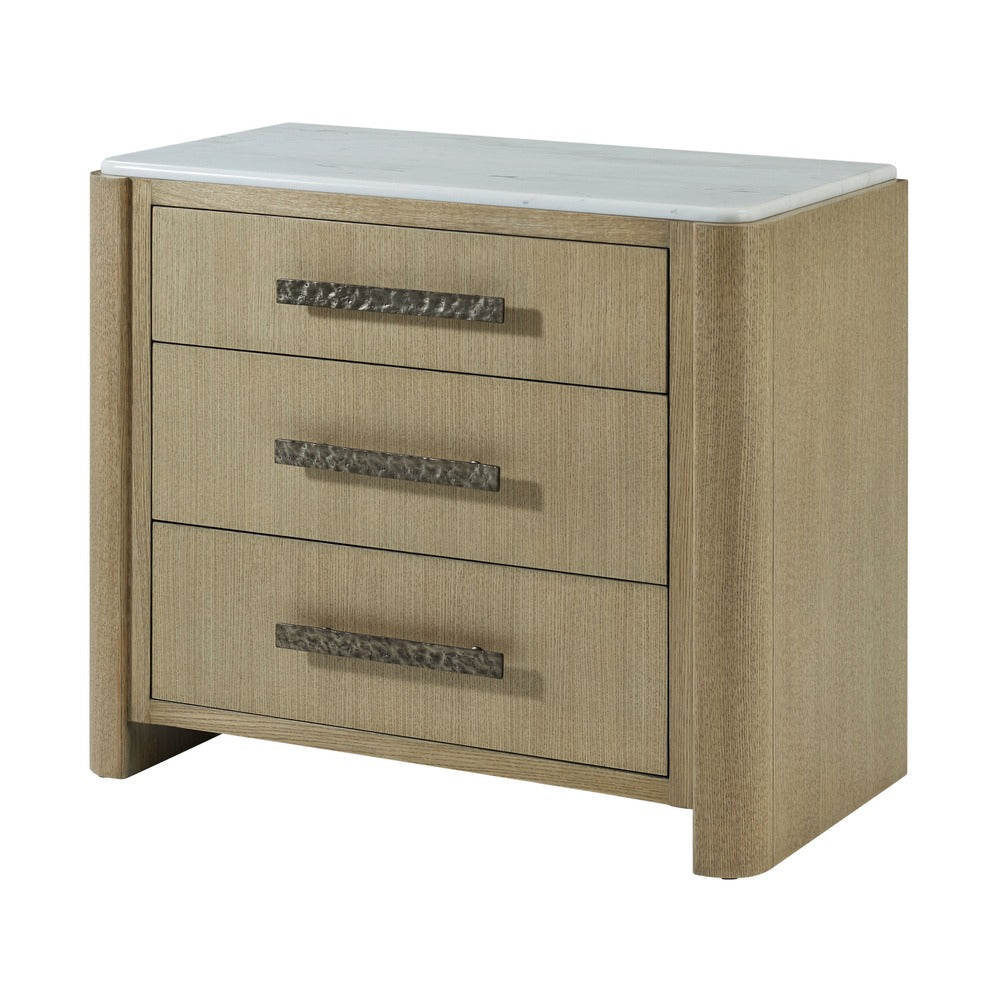 Essence Three Drawer Nightstand by Theodore Alexander