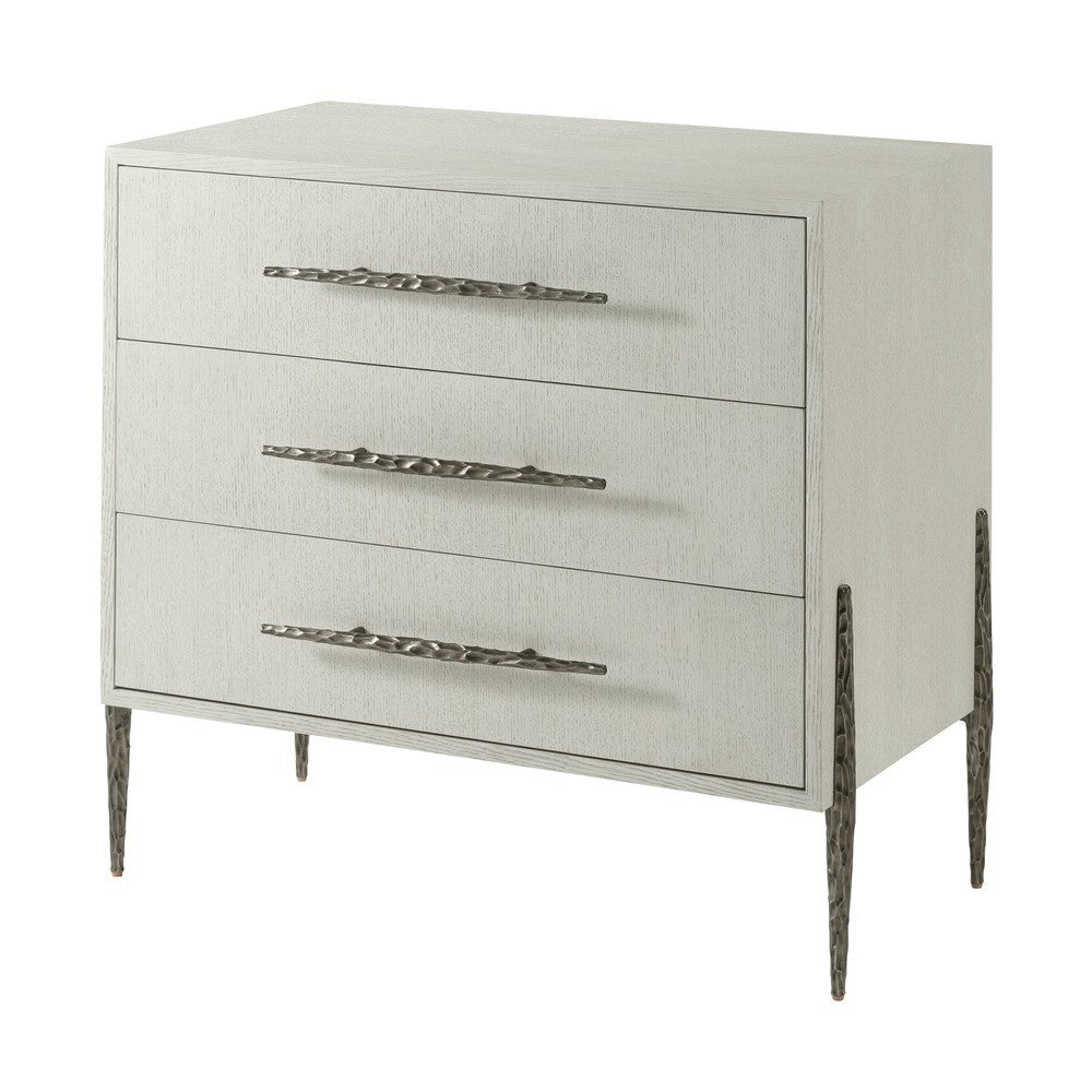 Bedside Essence Three Drawer Nightstand by Theodore Alexander
