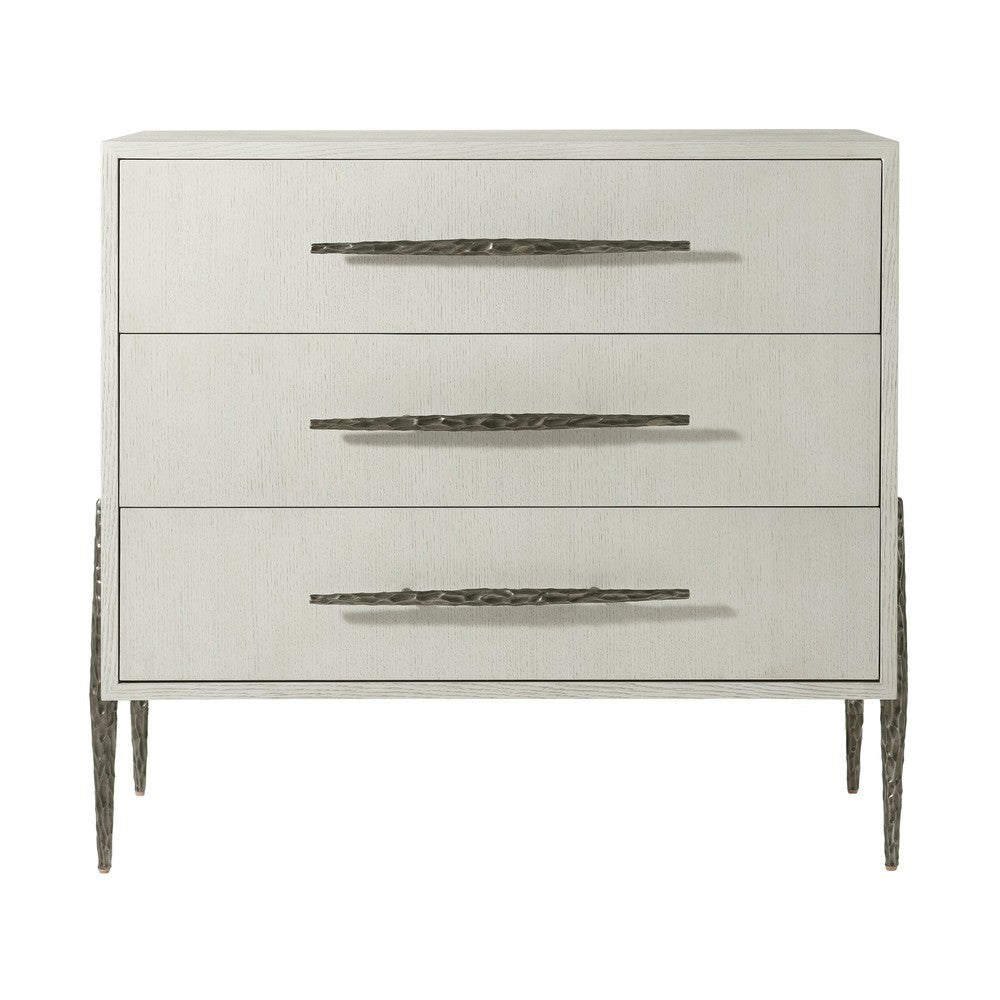 Bedside Essence Three Drawer Nightstand by Theodore Alexander