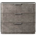 Hudson Bedside Table in Pebble Grey by Theodore Alexander