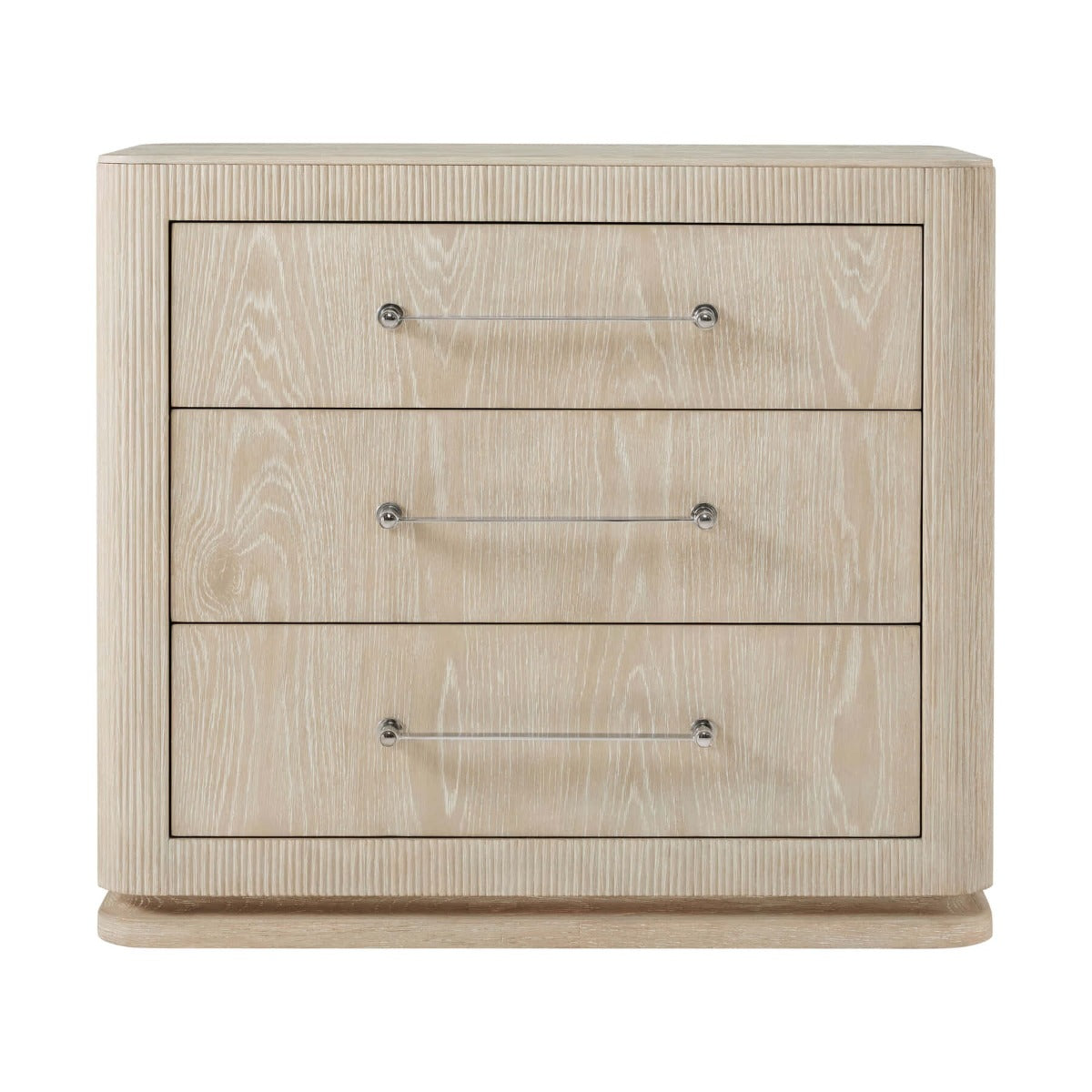 Horizon Three Drawer Bedside Table by Theodore Alexander