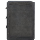 Maxwell 3-Drawer Bedside Table II Dark by Theodore Alexander