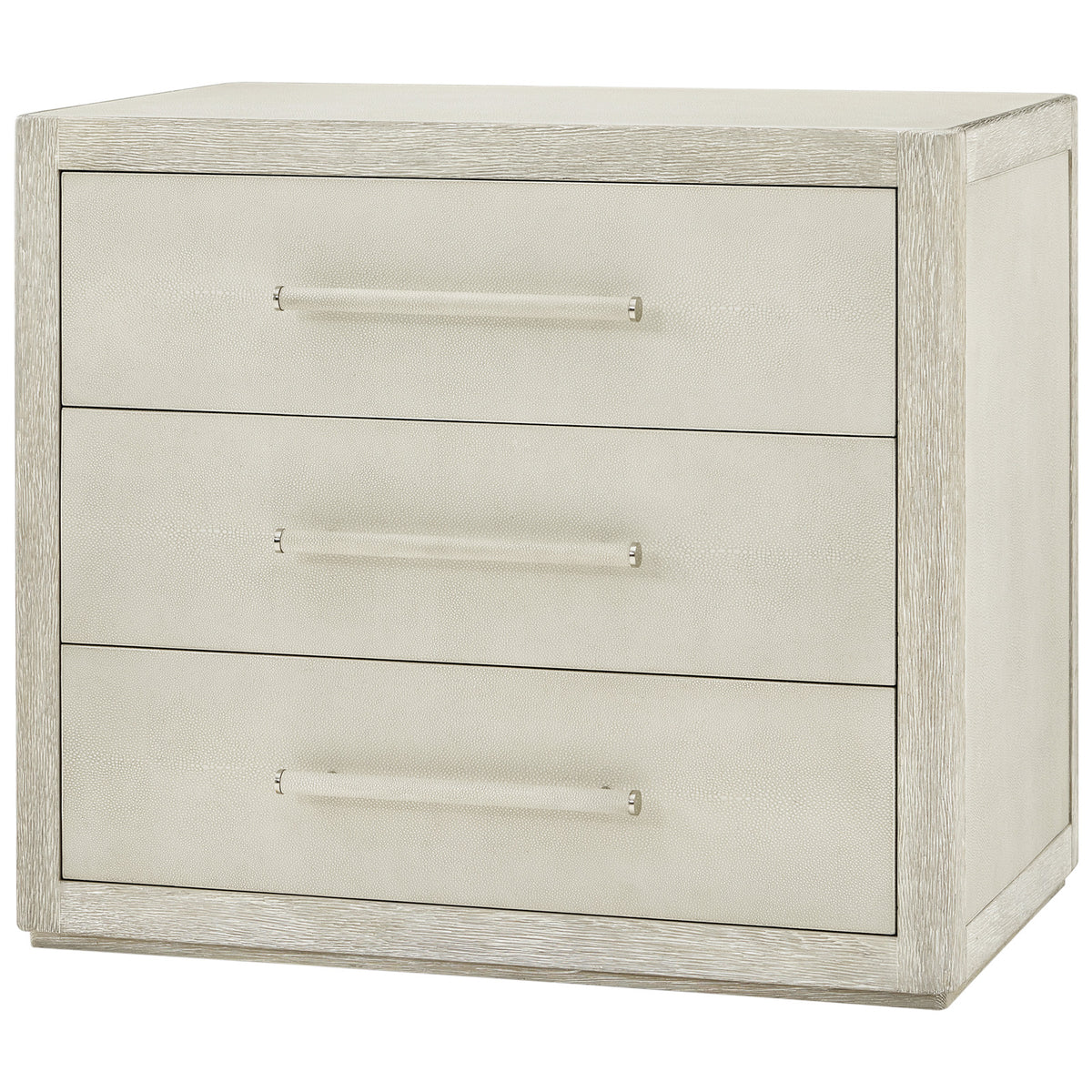 Maxwell 3-Drawer Bedside Table II Light by Theodore Alexander