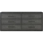 Maxwell 6-Drawer Dresser Dark by Theodore Alexander