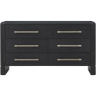 Luna 6-Drawer Dresser Dark by Theodore Alexander