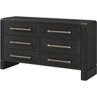 Luna 6-Drawer Dresser Dark by Theodore Alexander