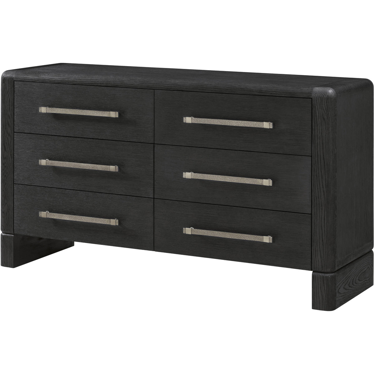 Luna 6-Drawer Dresser Dark by Theodore Alexander