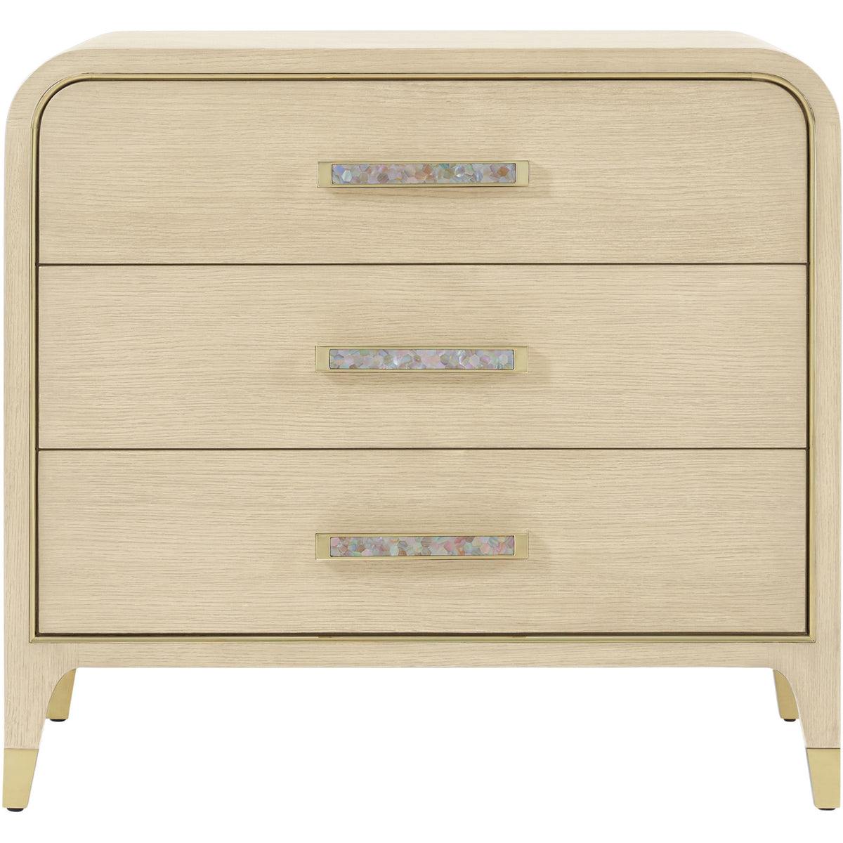 Judith Leiber 3-Drawer Bedside Table Light by Theodore Alexander