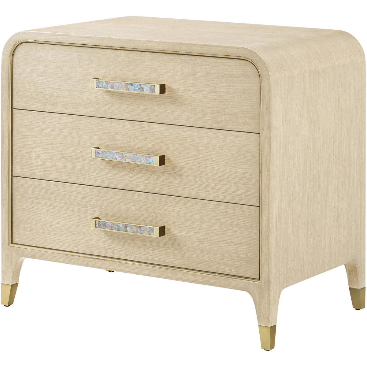 Judith Leiber 3-Drawer Bedside Table Light by Theodore Alexander
