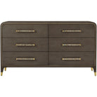 Judith Leiber 6-Drawer Dresser in Dark by Theodore Alexander