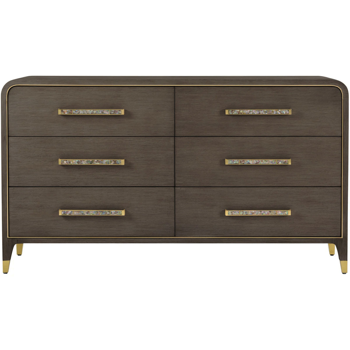Judith Leiber 6-Drawer Dresser in Dark by Theodore Alexander