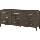 Judith Leiber 9-Drawer Dresser in Dark by Theodore Alexander