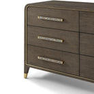 Judith Leiber 9-Drawer Dresser in Dark by Theodore Alexander