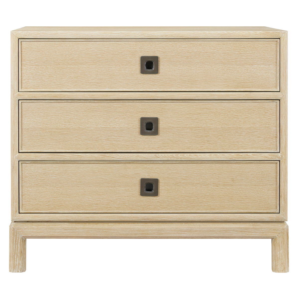 Montauk Bedside Table in Lighthouse - Large by Theodore Alexander