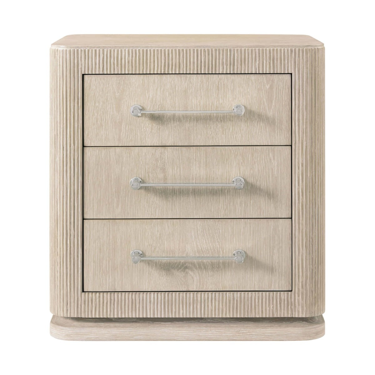 Horizon Three Drawer Small Bedside Table by Theodore Alexander