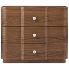 Coronet Walnut Bedside Table by Theodore Alexander