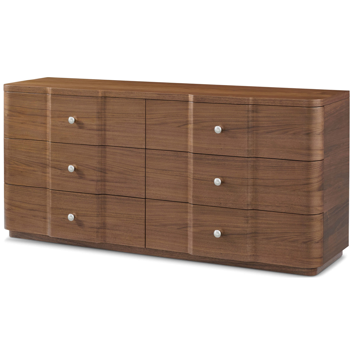 Coronet Walnut Chest of Drawers by Theodore Alexander