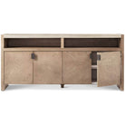 Catalina Media Cabinet in Dune - Small by Theodore Alexander
