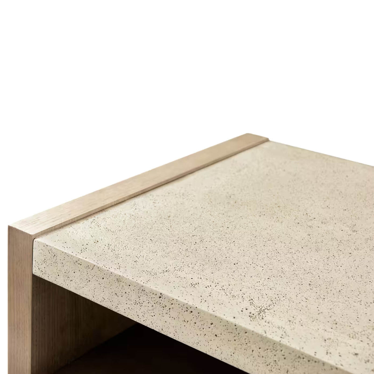 Catalina Media Cabinet in Dune - Small by Theodore Alexander