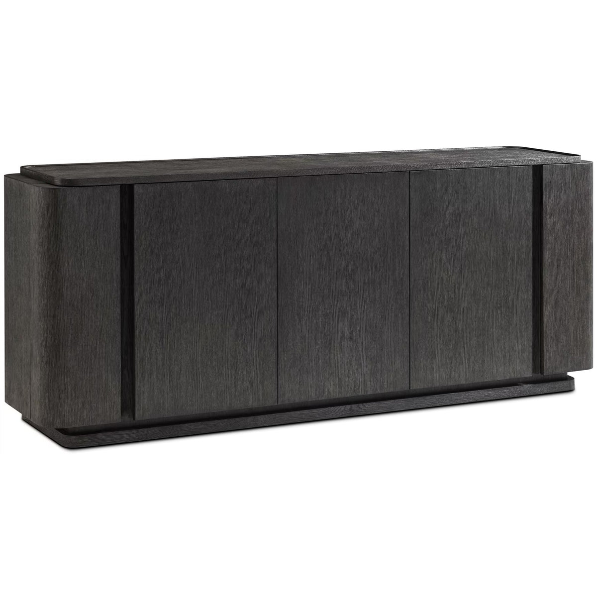 Repose Triple Door Sideboard in Charcoal Oak by Theodore Alexander
