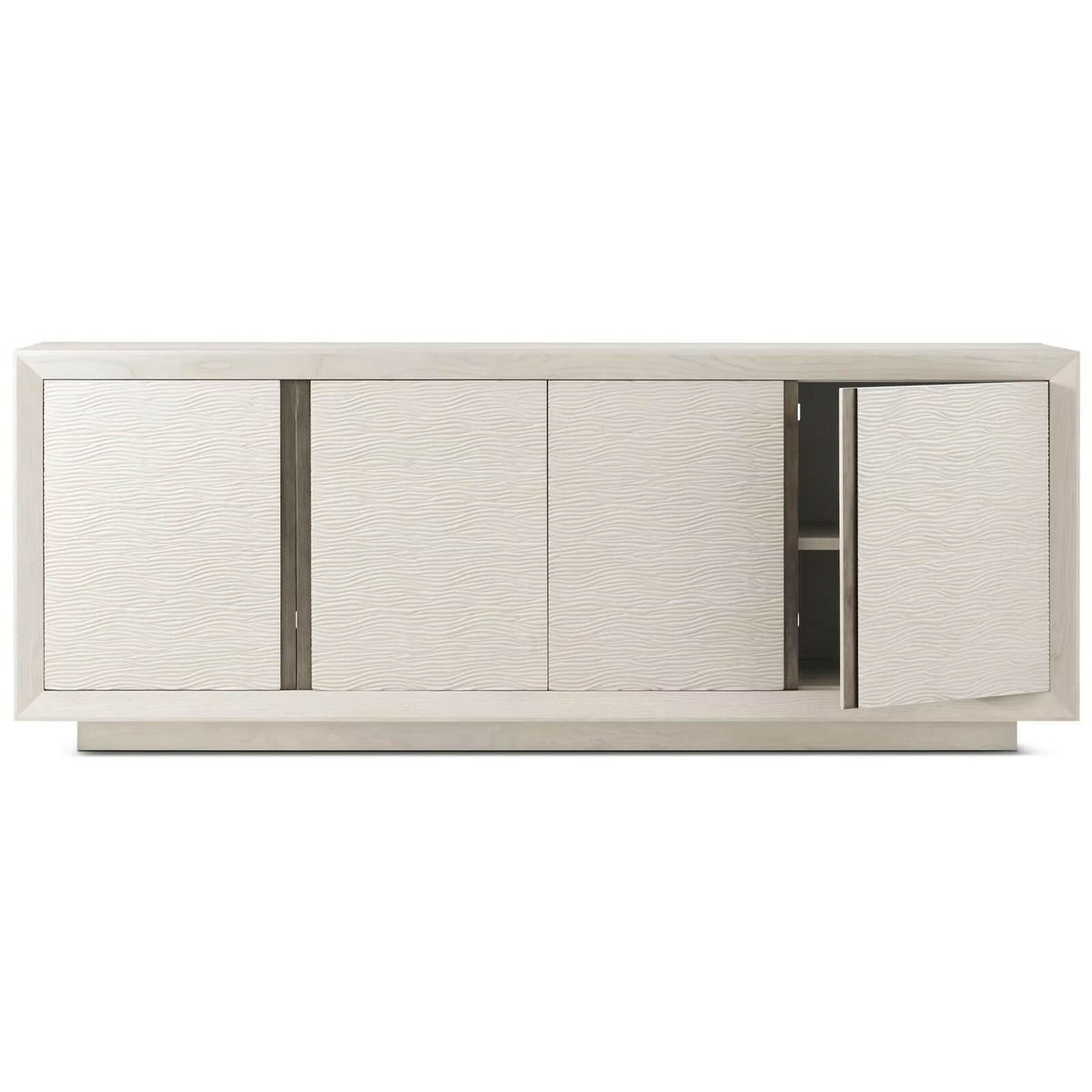 Essence Media Cabinet in Opal by Theodore Alexander