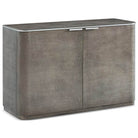 Hudson Storage Chest in Pebble Grey by Theodore Alexander
