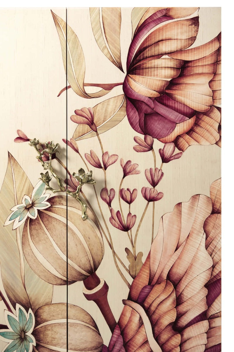 Bouquet Bar Cabinet by Theodore Alexander
