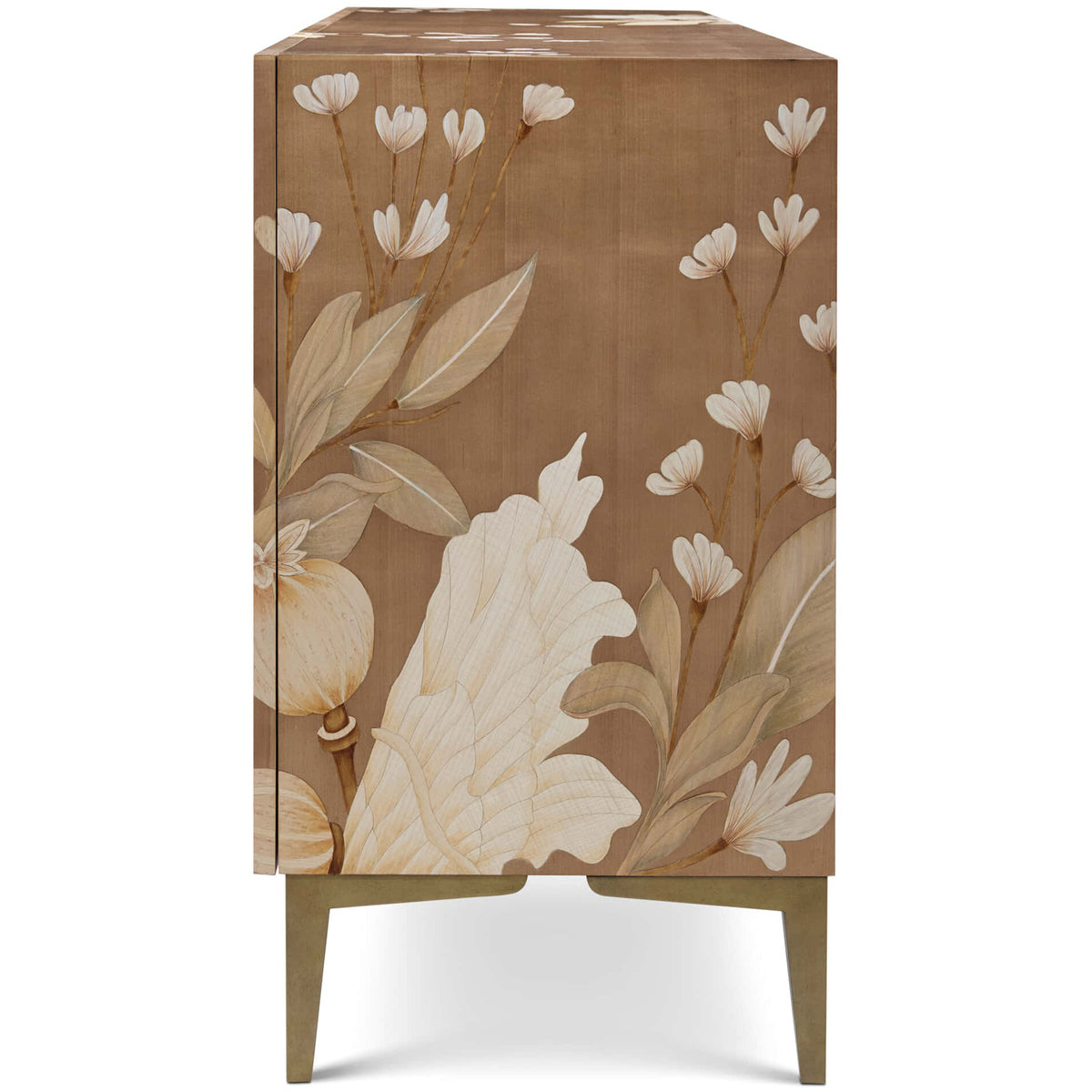 Bouquet 4 Door Sideboard in Toasted Cashew by Theodore Alexander