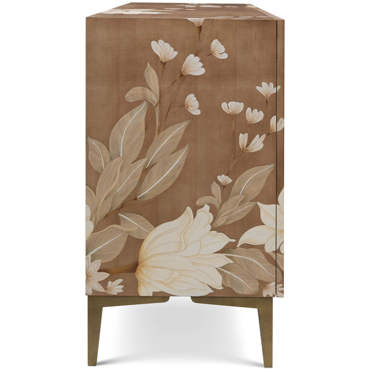 Bouquet 4 Door Sideboard in Toasted Cashew by Theodore Alexander