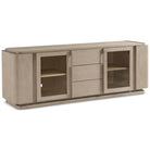 Repose Media Cabinet in Grey Oak by Theodore Alexander
