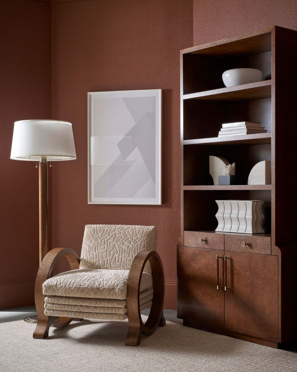Origins Bookcase in Landmark by Theodore Alexander