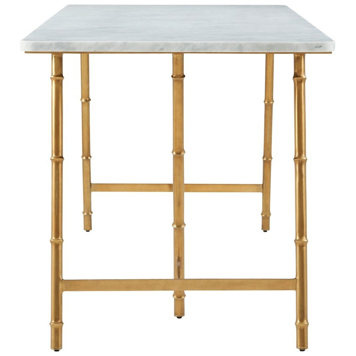 Kesden Bianco Marble Top Desk by Theodore Alexander