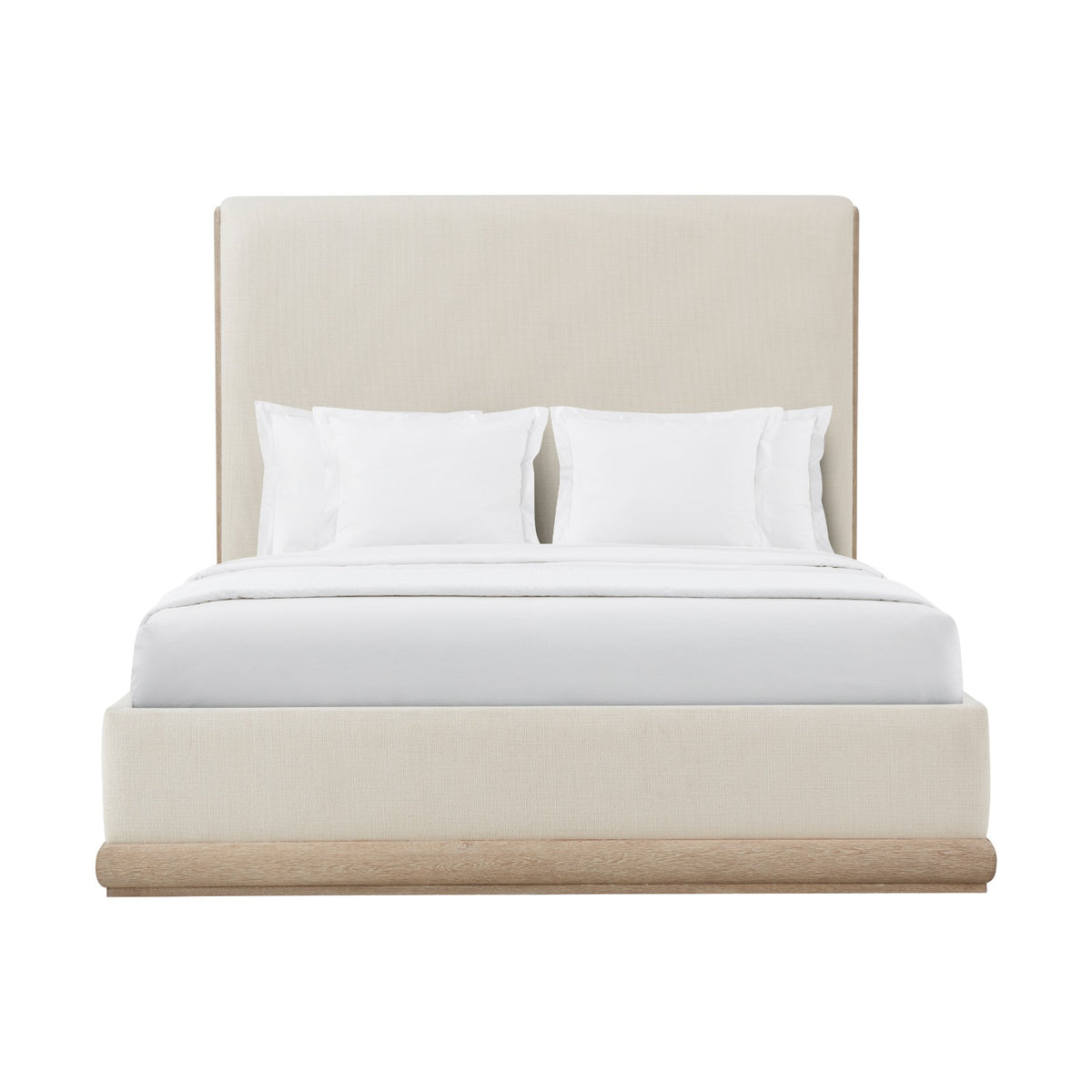 Repose Upholstered Bed in Grey Oak - UK King by Theodore Alexander