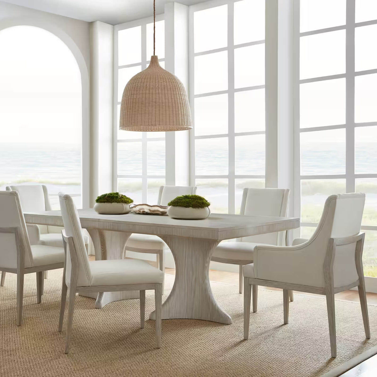 Breeze Extending Dining Table in Sea Salt - 208-300cm by Theodore Alexander