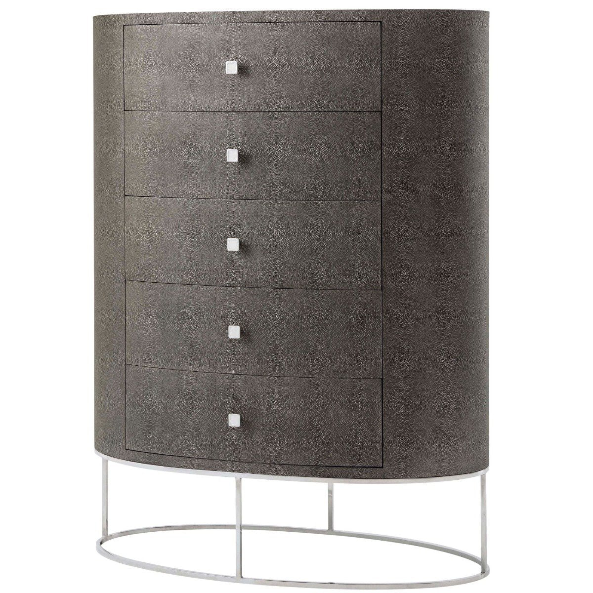 Payton Tall Chest of Drawers in Tempest by Theodore Alexander