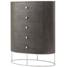 Payton Tall Chest of Drawers in Tempest by Theodore Alexander