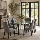 Ezra Dining Chair in Kendal Mercury by Theodore Alexander
