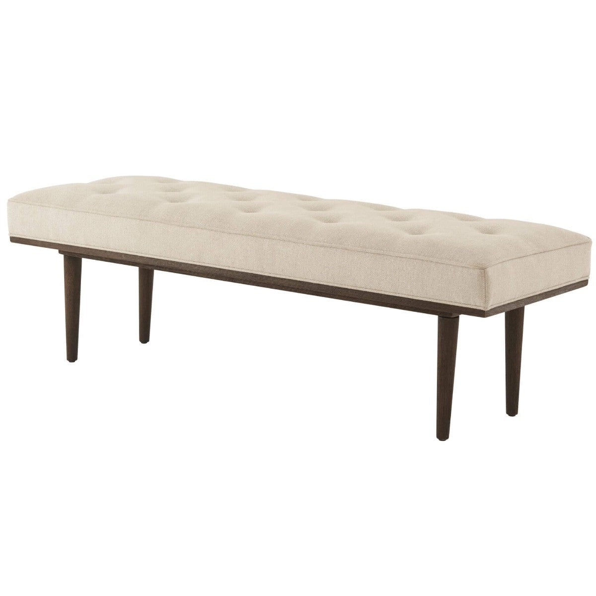Lang Bench in Kendal Linen by Theodore Alexander