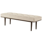 Lang Bench in Kendal Linen by Theodore Alexander