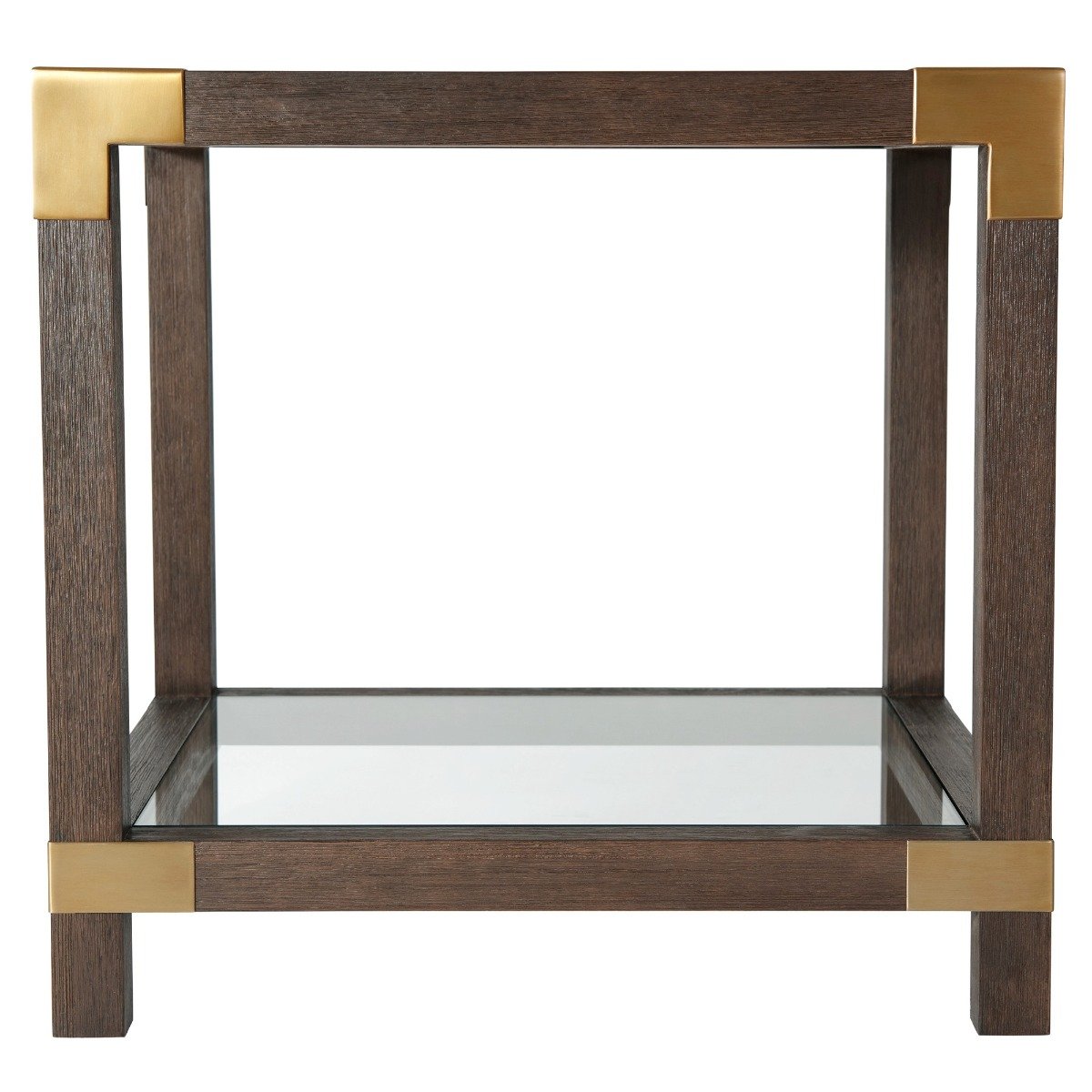 Square Side Table Rayan in Cardamon by Theodore Alexander