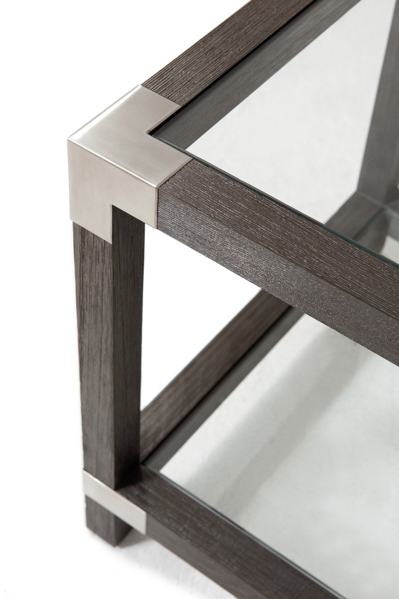 Square Side Table Rayan in Anise by Theodore Alexander