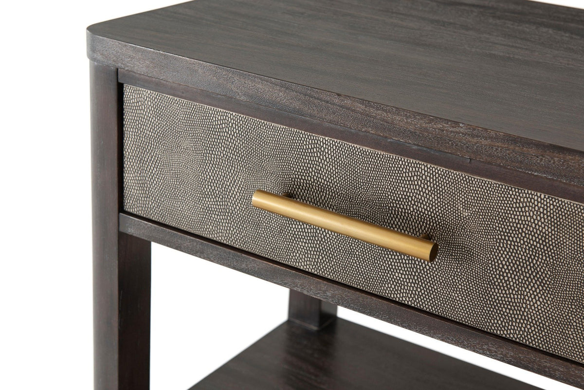 Small Bedside Table York in Rowan by Theodore Alexander