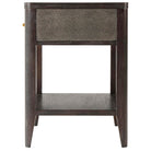 Small Bedside Table York in Rowan by Theodore Alexander