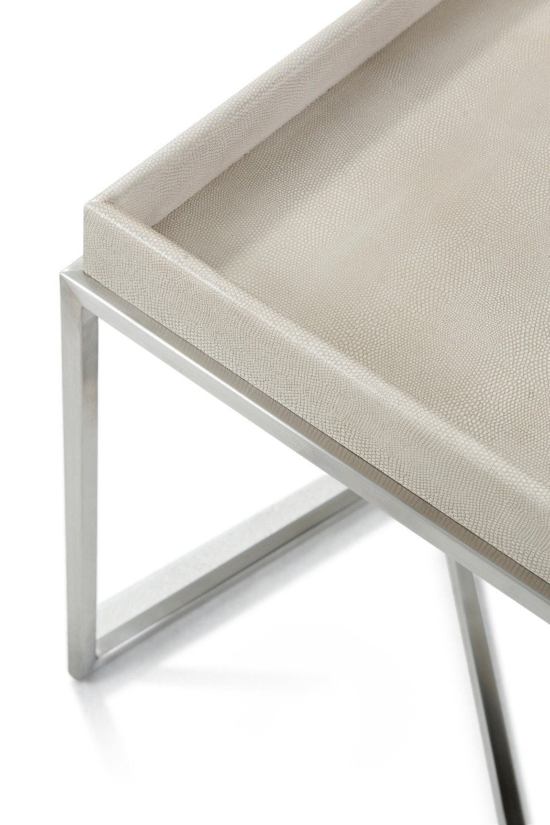 Tray Table Crazy X in Overcast by Theodore Alexander