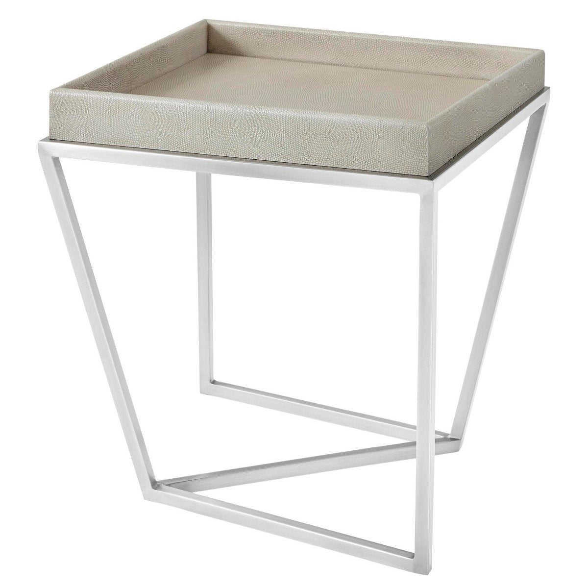 Tray Table Crazy X in Overcast by Theodore Alexander