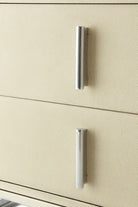Bedside Table Blain in Overcast Shagreen by Theodore Alexander