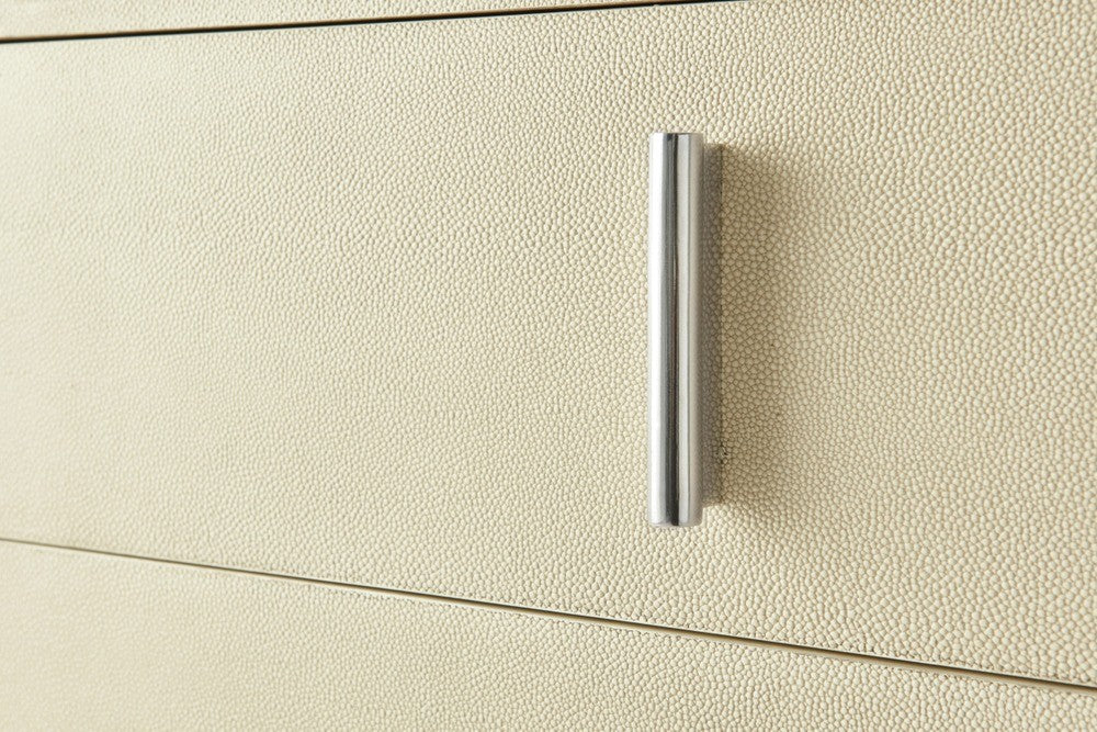 Bedside Table Blain in Overcast Shagreen by Theodore Alexander