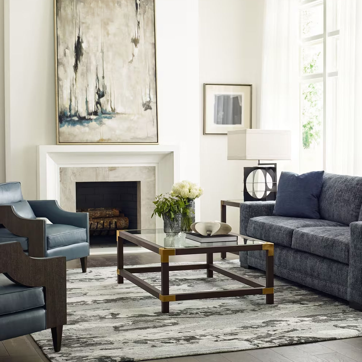 Boulevard Coffee Table in Cardamon by Theodore Alexander